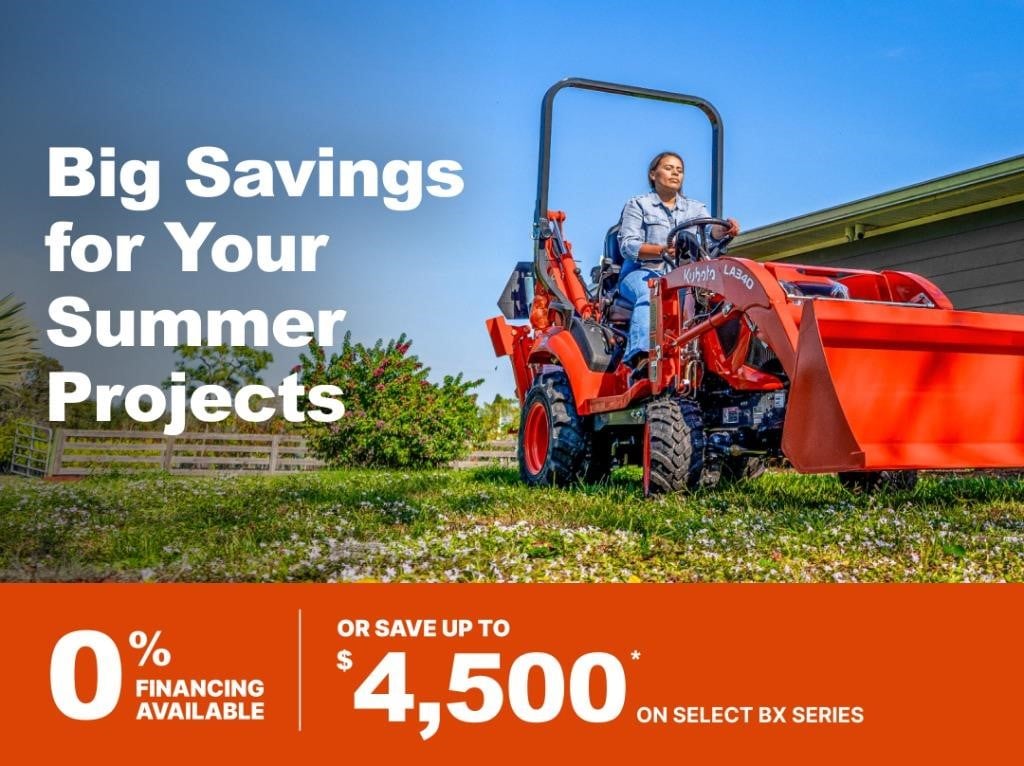 Save Up to $4,500 on Select BX Series